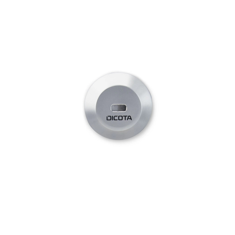 DICOTA - Plaque d'ancrage de la serrure de l'ordinateur portable - pour T-Lock - argent