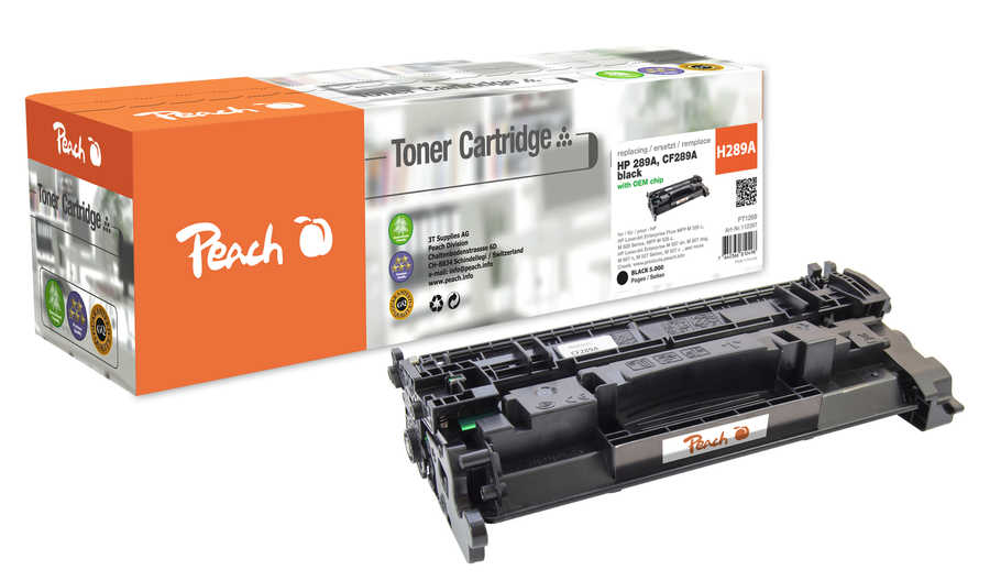 Peach Toner HP CF289A, No.89A black remanufactured