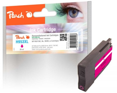 Peach Patrone HP Nr.953XL magenta mit OEM Chip remanufactured
