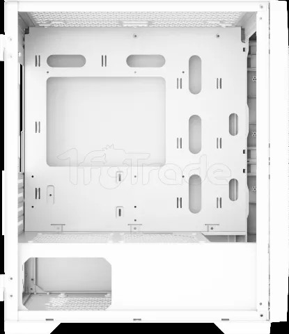 XYZprinting Boitier Mini Tour Micro ATX Atom RGB avec panneau vitré (Blanc)