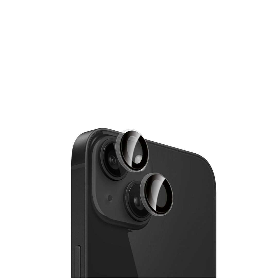 WE Protection d'objectifs appareil photo iPhone 13/13 MINI transparent/noir