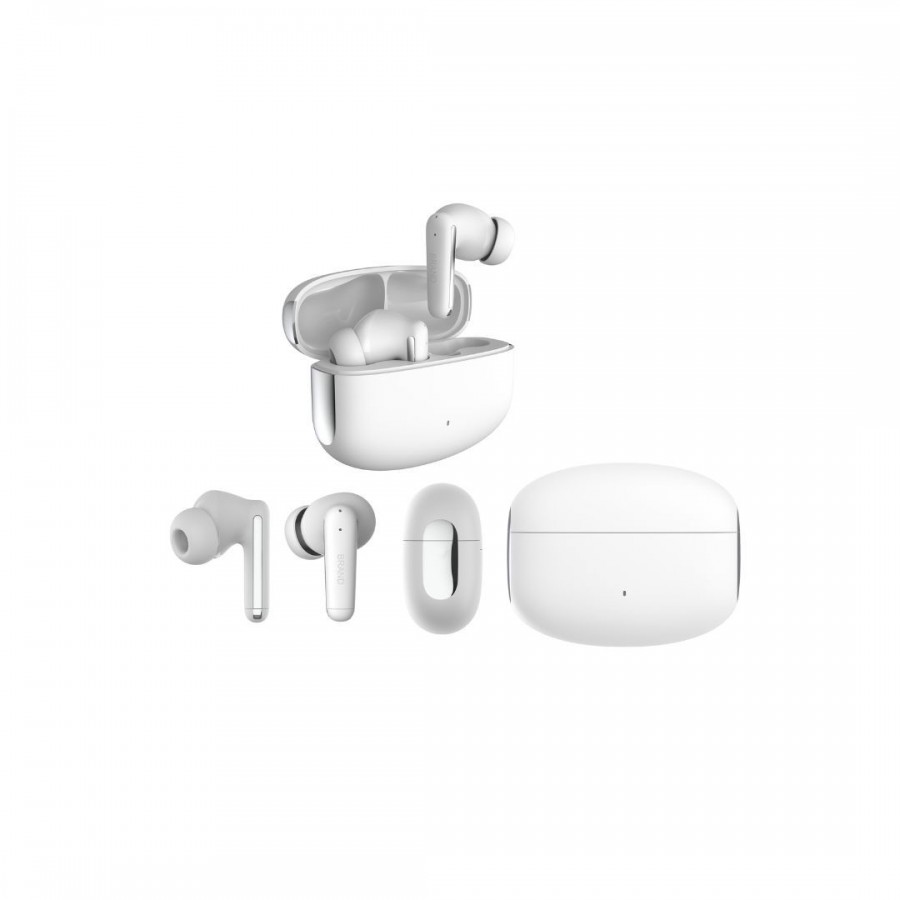 WE Ecouteurs  POP MYRA sans-fil, coque irisÃ©e, blanc