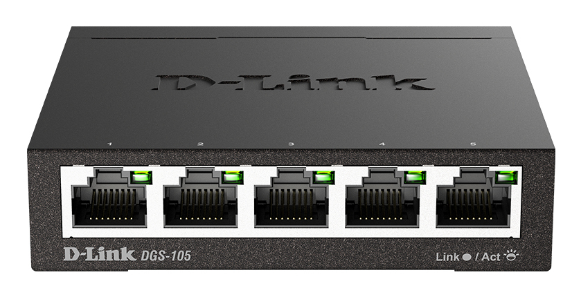 DLINK D-Link DGS-105 Switch 5 Puertos 10/100/1000Mbps