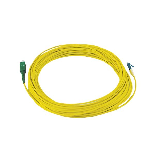 ekivalan Jarretière zip 2,0mm OS2 G652D SC-APC/LC-UPC LSZH jaune 15m