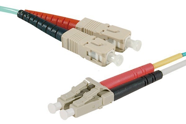 GENERIQUE Jarretière duplex HD OM4 SC-UPC/SC-UPC aqua