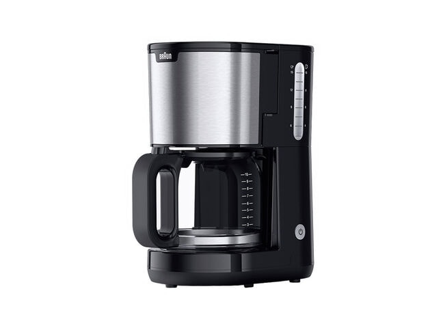 Braun 1.000W 10/15 kopjes auto-off 40 min zwenkfilter antidrip systeemOptiBrew systeem zwart/Metallic