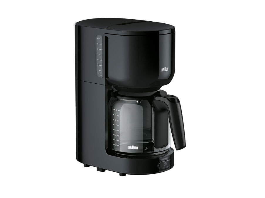Braun 1.000W 10 kopjes glazen aromakan optibrew systeem 40 min. auto-offzwart