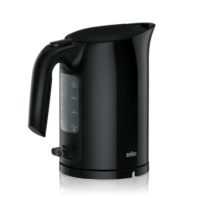 Braun 2.200W 1L snoerloos snelkooksysteen 200ml/45 sec. 3-voudigveiligheidssysteem dekselopening 90 zwart