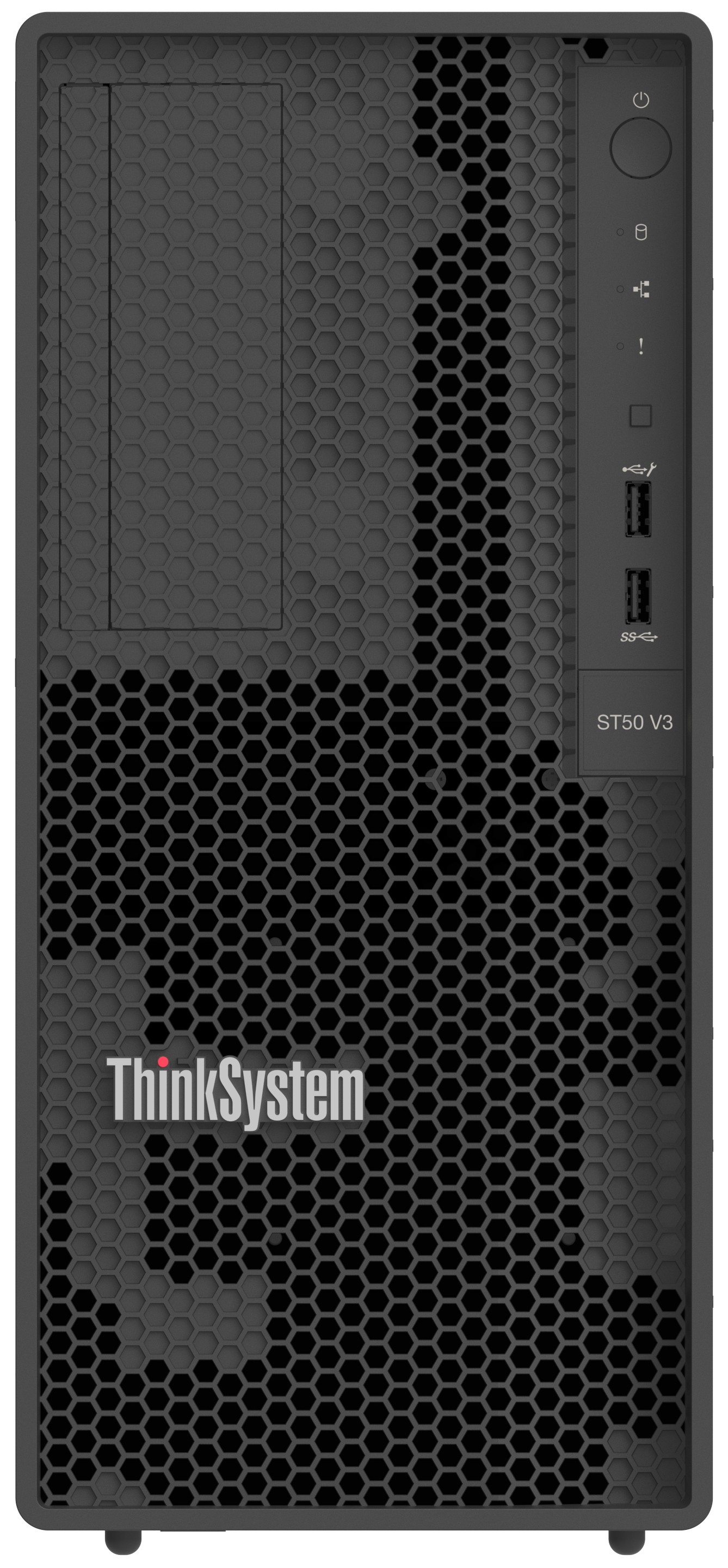 LENOVO Lenovo Serveur Tour ST50 V3 Xeon E-2434 (4C 3.4GHz 12MB Cache/55W), SW RAID, 2x960GB Micron 5400 Pro SSD, 1x32GB, 500W 94% Efficiency, No DVD, 3 year