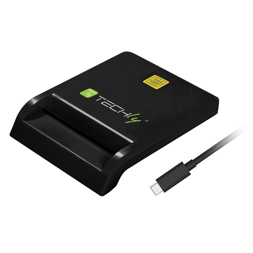 TECHLY Smart Card USB-CTM Chipkartenleser, USB 2.0, weiß