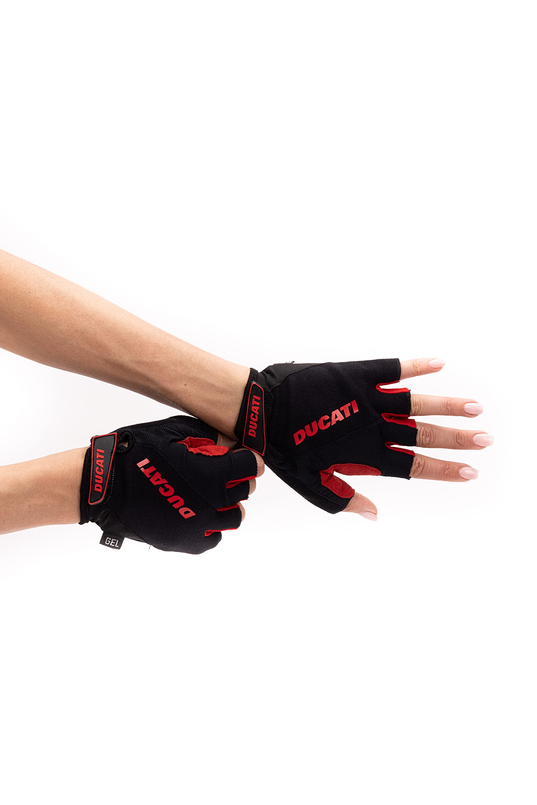 DUCATI Gants (mitaine) Noir avec Gel anti vibration
