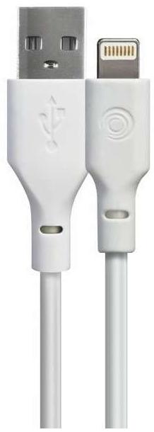 Tiemme Câble  Classic USB type A - Lightning M/M 12W 2m (Blanc)