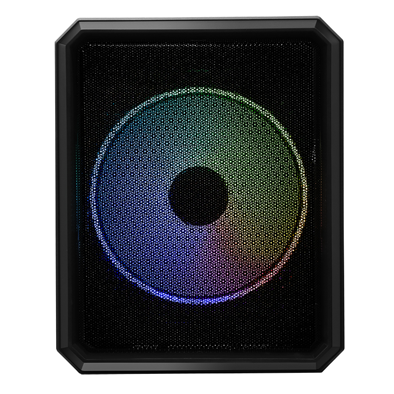 iTek Boitier Cube Micro ATX QBO 8 Evo RGB avec fenêtre (Noir)