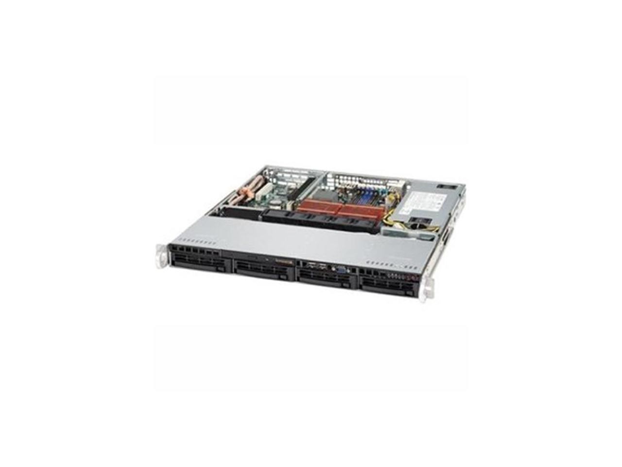 SuperMicro 1HE SUPERMICRO CSE813MFTQC-R407CB