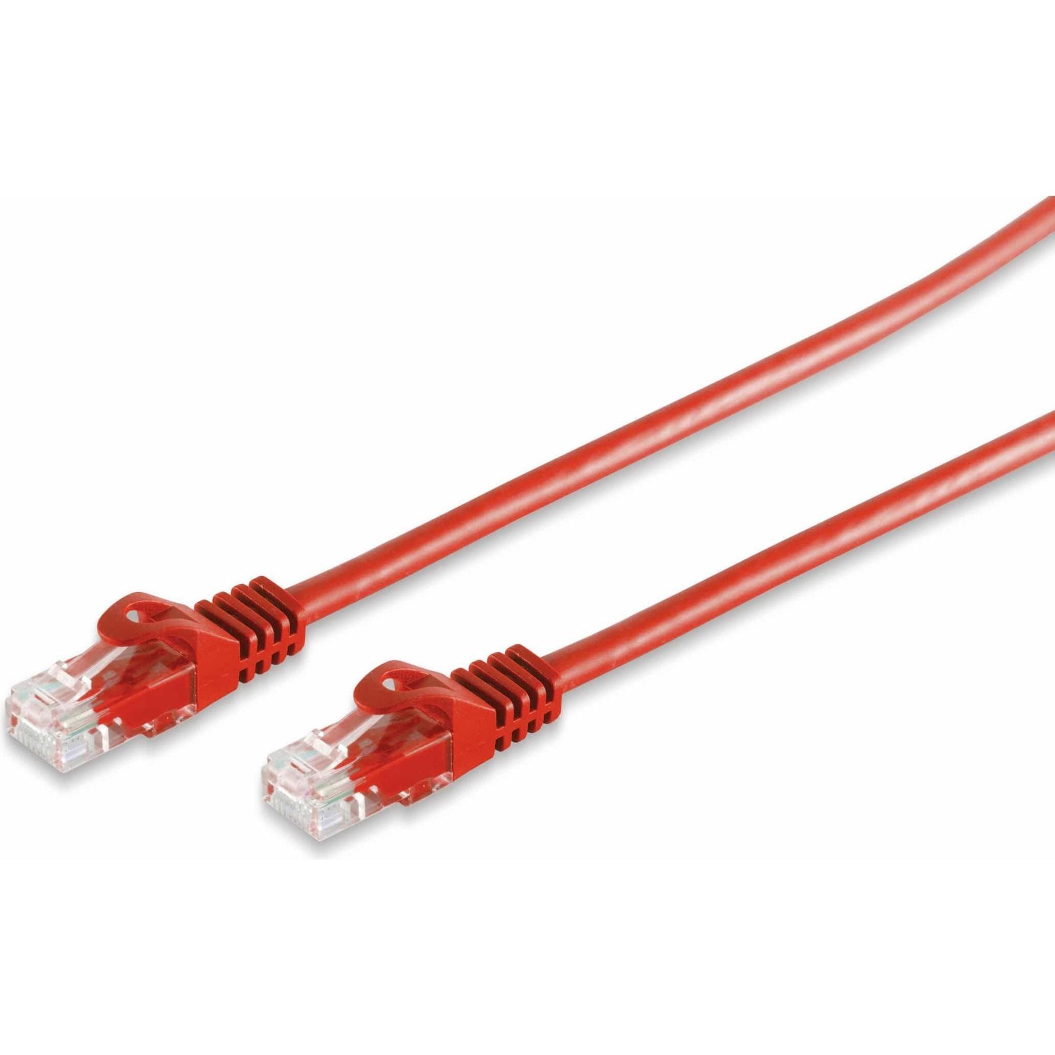 SHIVERPEAKS Shiverpeaks RJ45 Patchkabel U/UTP mit CAT7 Rohk., rot 1m