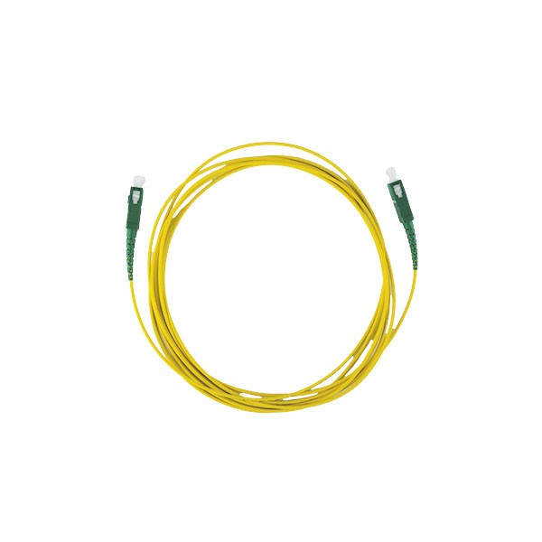 ekivalan Jarretière zip 2,0mm OS2 G652D SC-APC/SC-APC LSZH jaune 7m