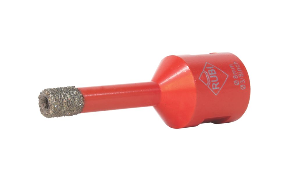 Rubi Foret diamant multimatériaux en acier à queue hexagonale Drygres 8mm x 65mm