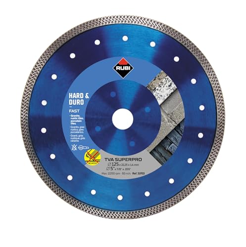 Rubi Disque diamant pour matériaux durs Turbo Viper Super Pro TVA 125