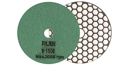 Rubi Disque diamant polissage carrelage à sec 1500 grains D.100 mm