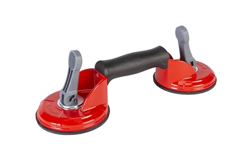 Rubi Ventouse double 66952 ventouses Ø.200 mm charge maxi 55kg