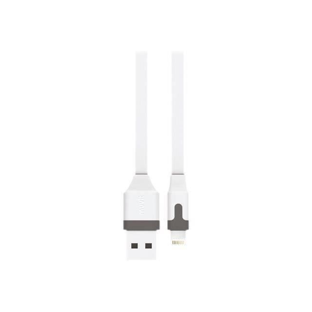 Muvit TAB Cable plat charge & synchro 2.4A USB/Lightning
