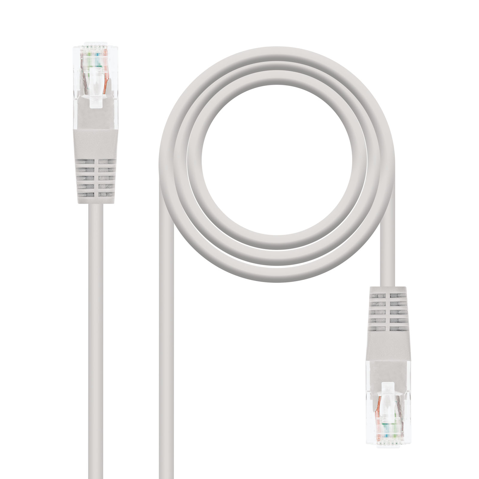 Nanocable Cable de Red RJ-45 UTP AWG24 Cat.6 1m Gris