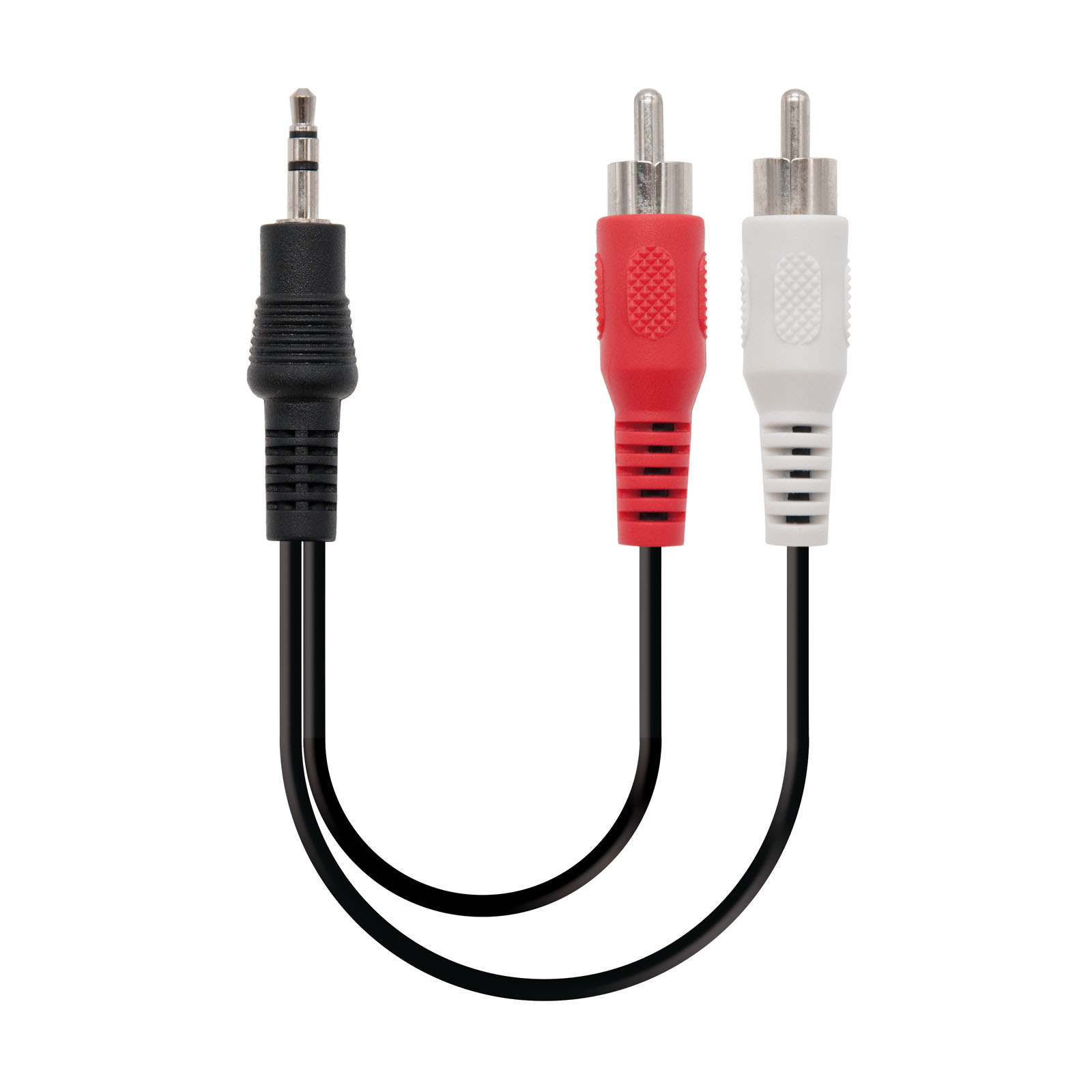 Nanocable 10.24.0301 câble audio 1,5 m 3,5mm 2 x RCA Noir