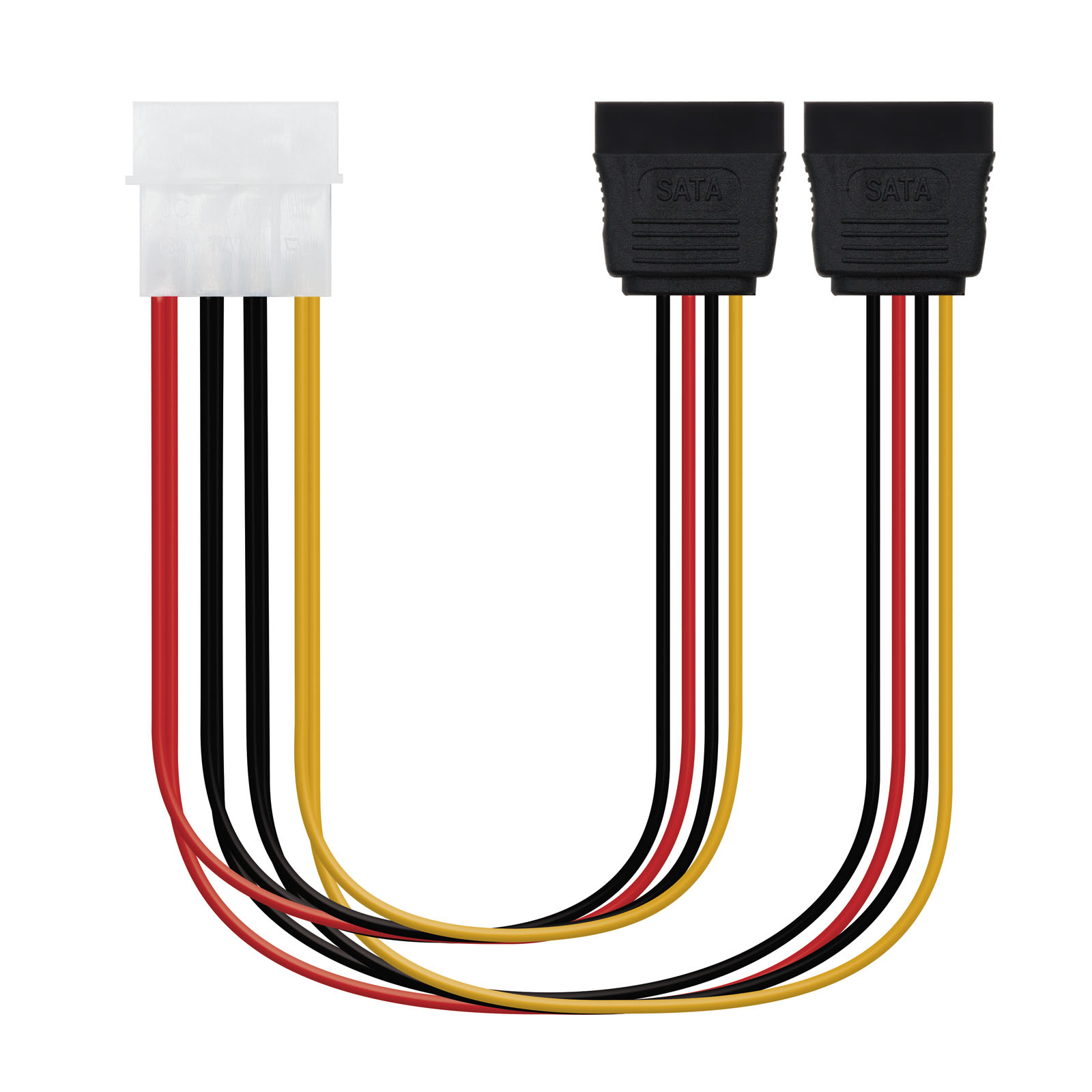 Nanocable Cable Duplicateur d'Alimentation 10.19.0101-OEM Molex Macho