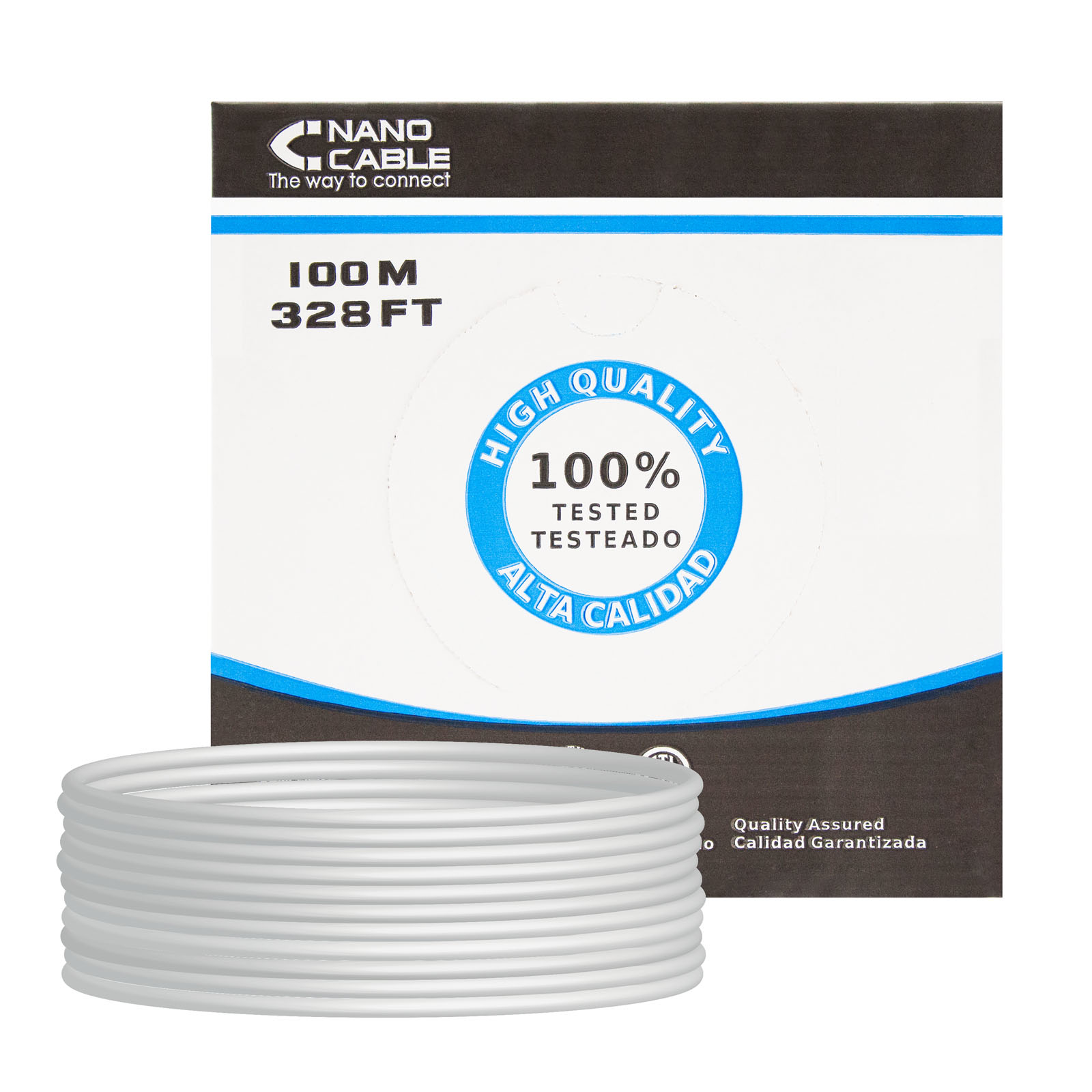 Nanocable Cable UTP CAT5e 100m Rígido