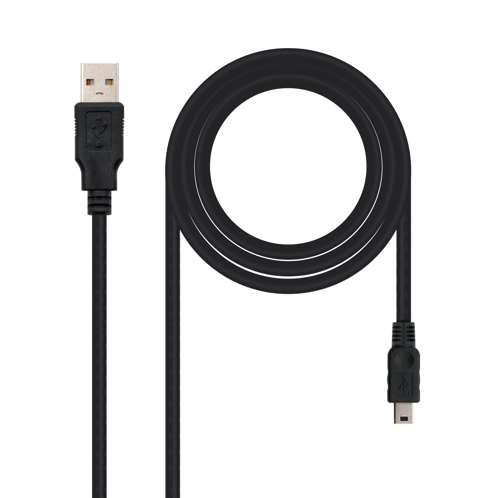 Nanocable Cable USB 2.0 Tipo A Macho a Mini USB Macho 1m