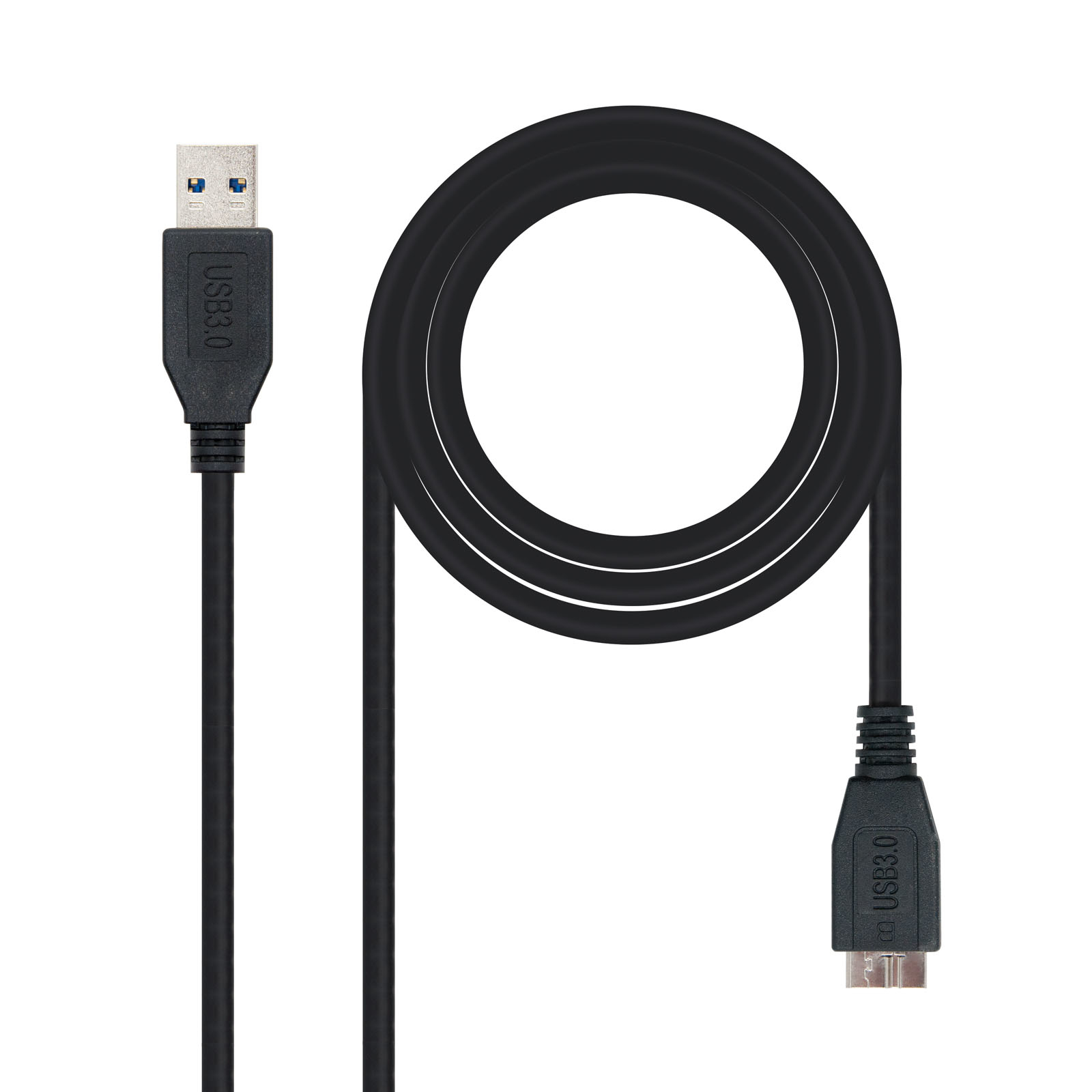 Nanocable Cable USB 3.0 Tipo A Macho a Micro USB B Macho 1m Negro