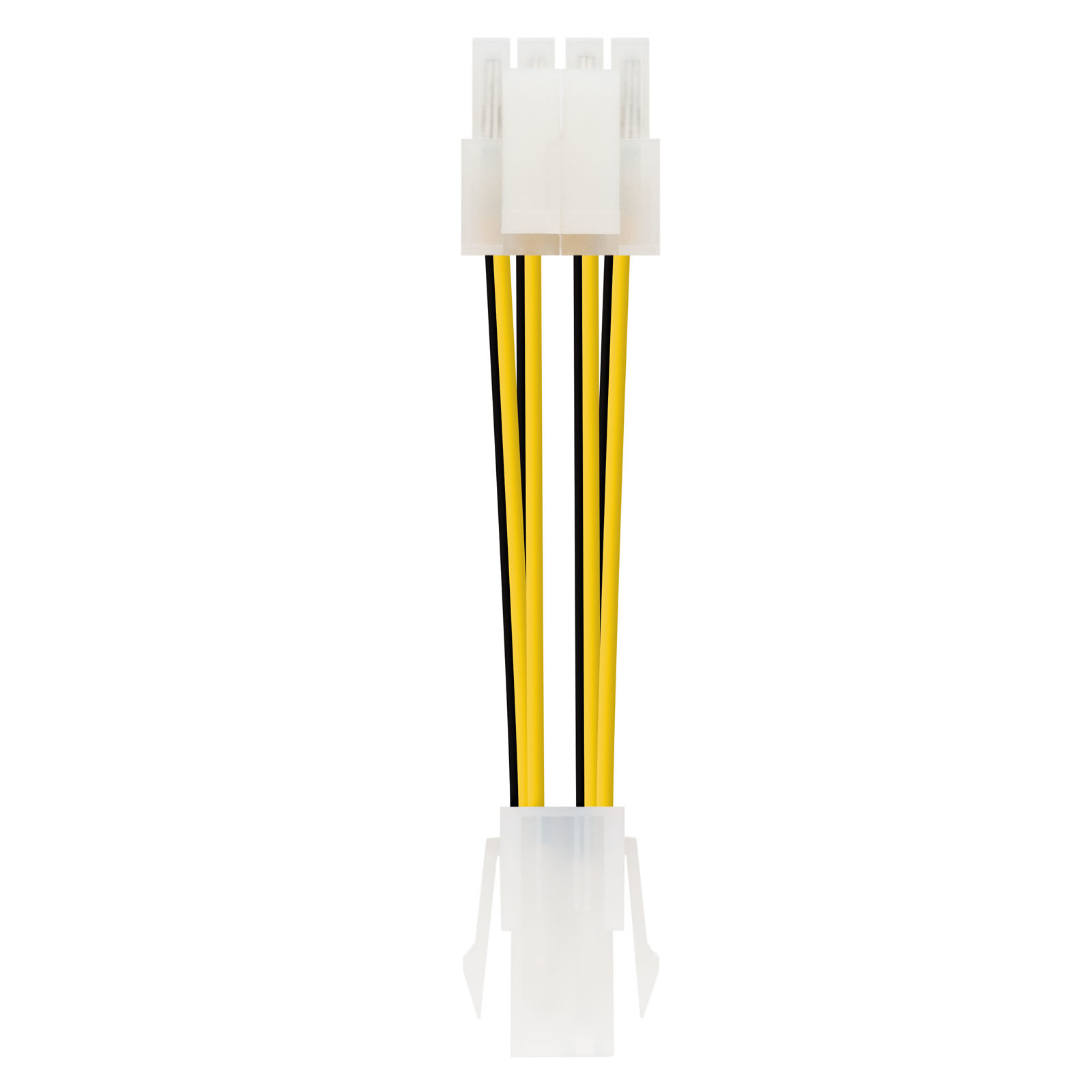 Nanocable Cable Duplicador de Alimentación CPU 4 Pines Hembra a 4+4 Pines Macho 15cm