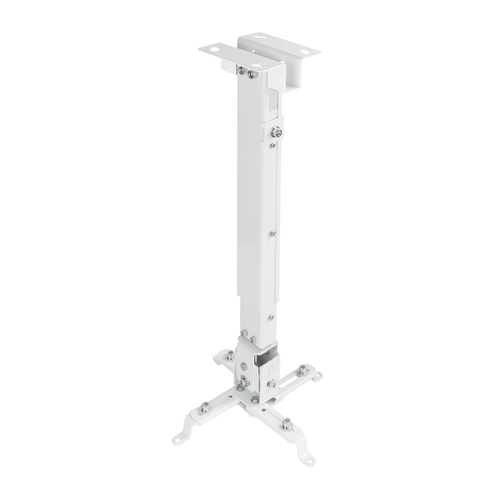 TooQ Technology Support de projecteur de plafond blanc inclinable universel