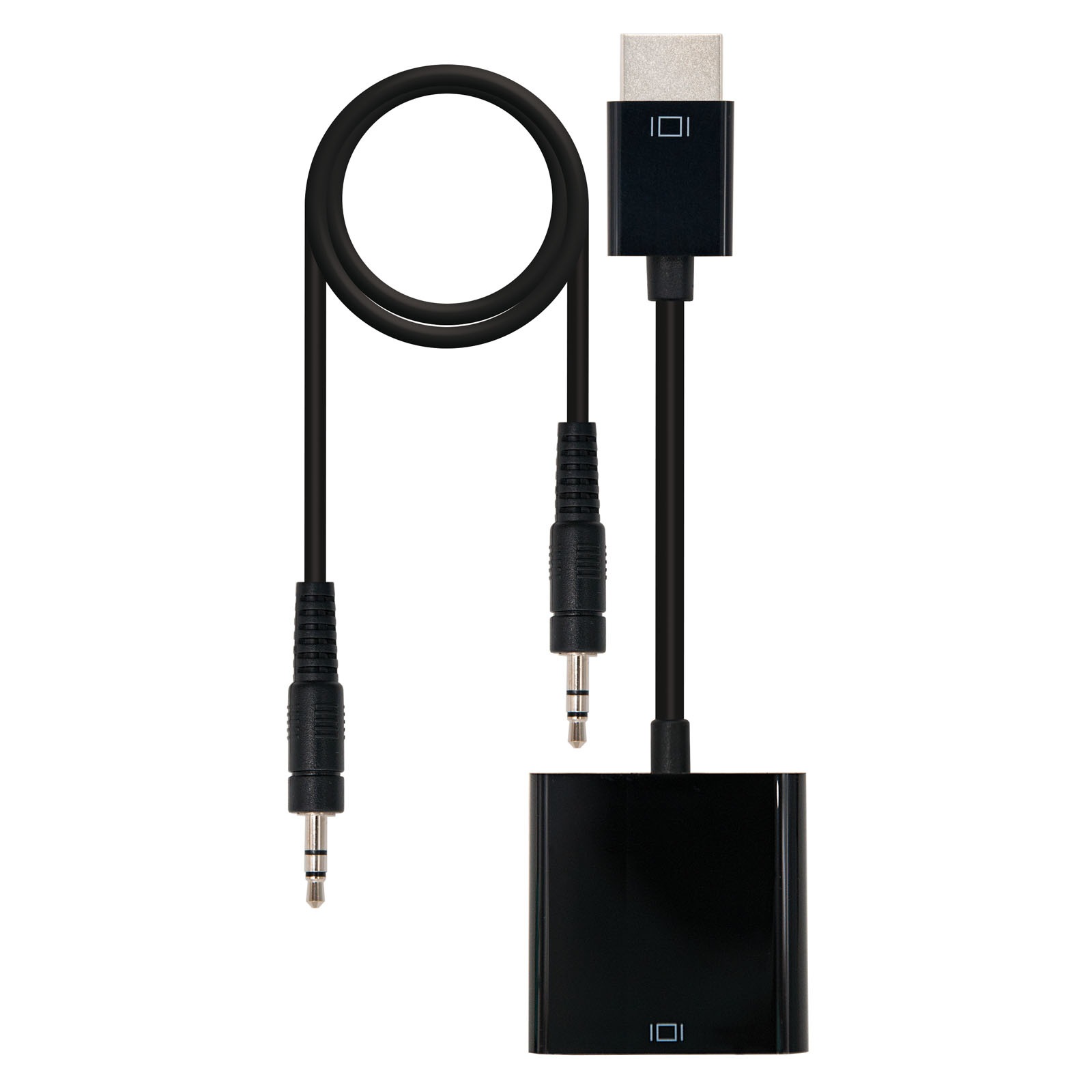Nanocable Cable HDMI a SVGA con Audio Macho/Hembra