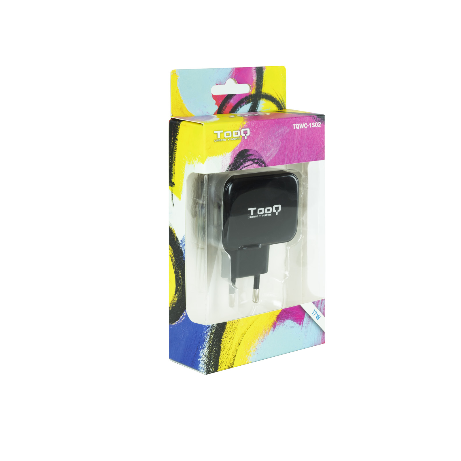 TooQ Technology Chargeur secteur TooQ 2 port USB-A 17W (Blanc)