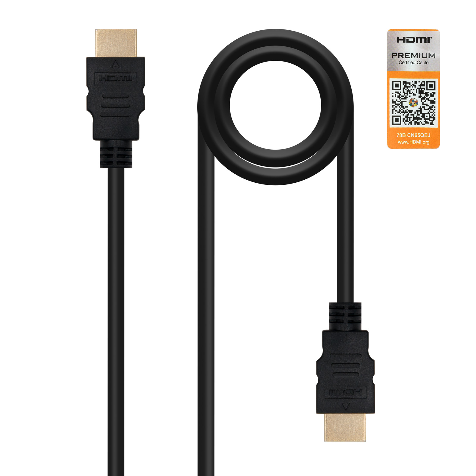 Nanocable Câble Premium HDMI 2.0 M/M 3m (Noir)