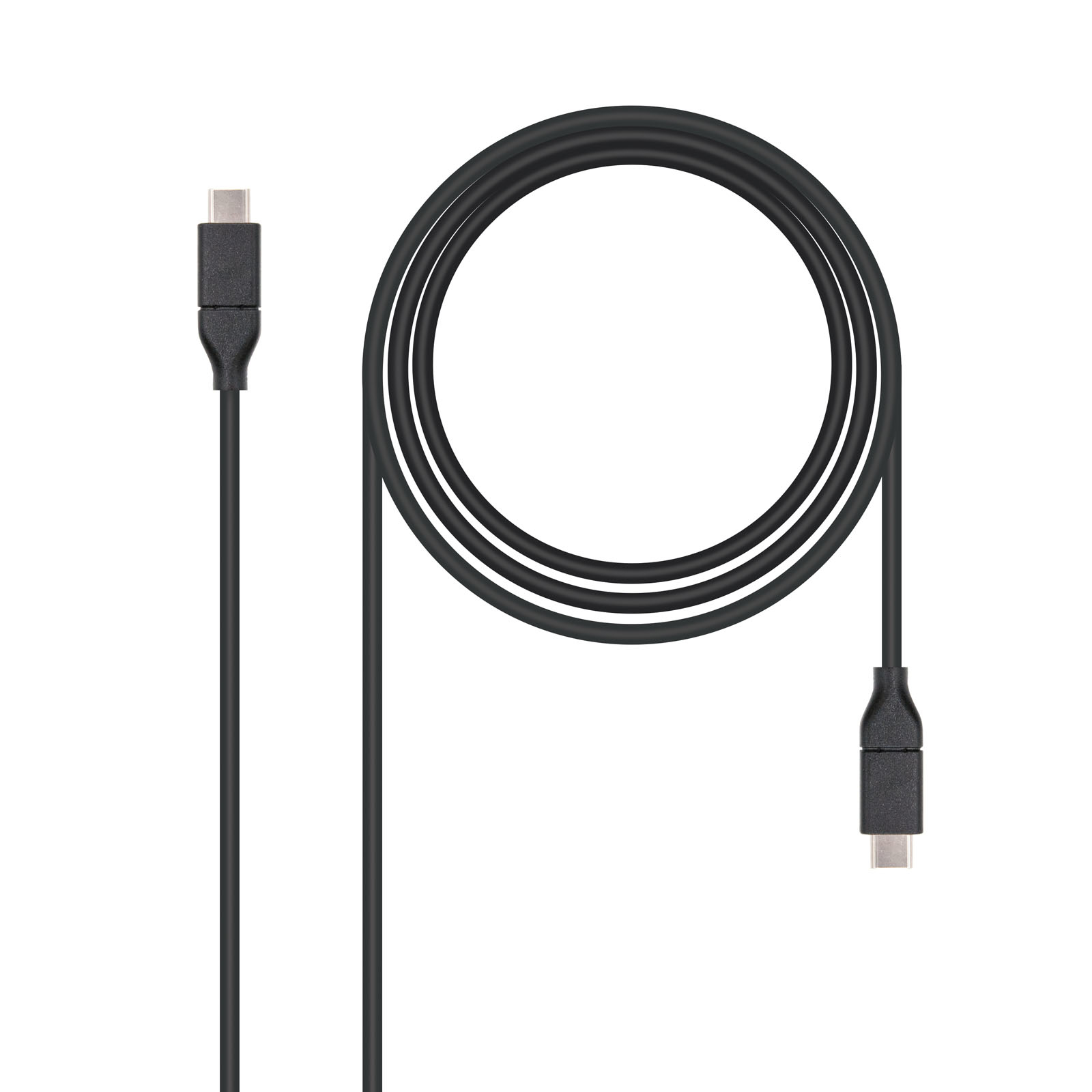 Nanocable Câble  USB-C 3.2 M/M 1m 100W (Noir)