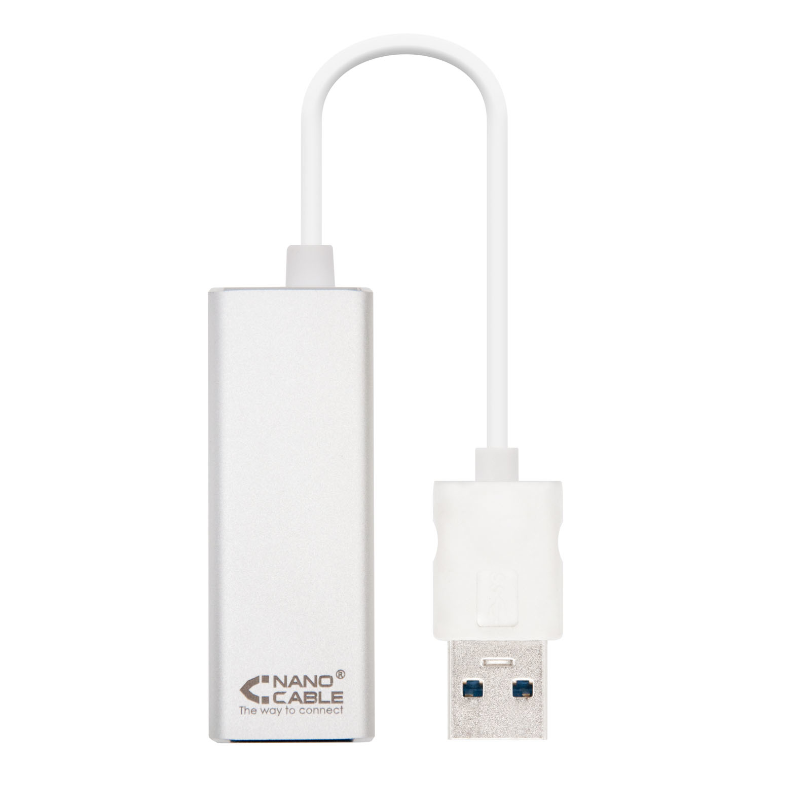 Nanocable Conversor USB 3.0 a Ethernet Gigabit 15cm