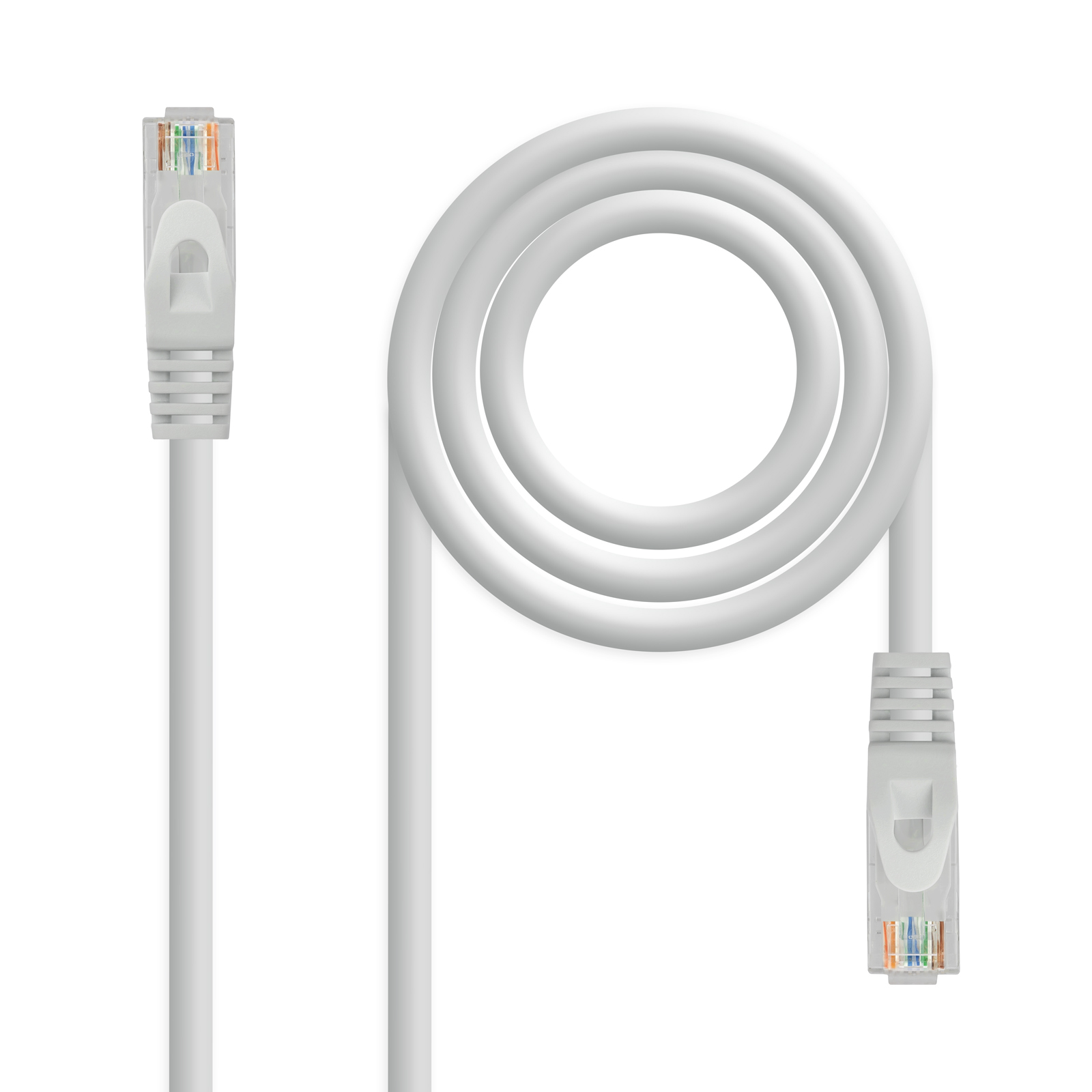 Nanocable Cable de Red RJ45 LSZH Cat.6A UTP AWG24 15m Gris