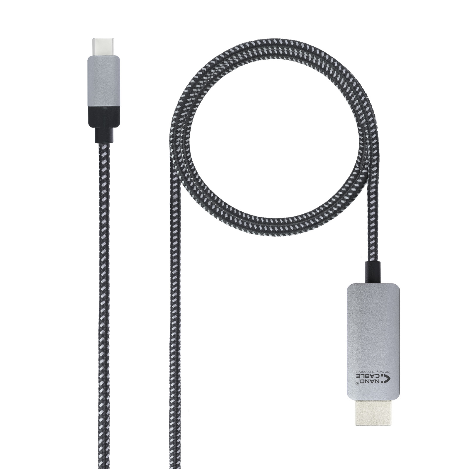 Nanocable Câble convertisseur USB Type-C vers HDMI Mâle/Mâle 3m Noir