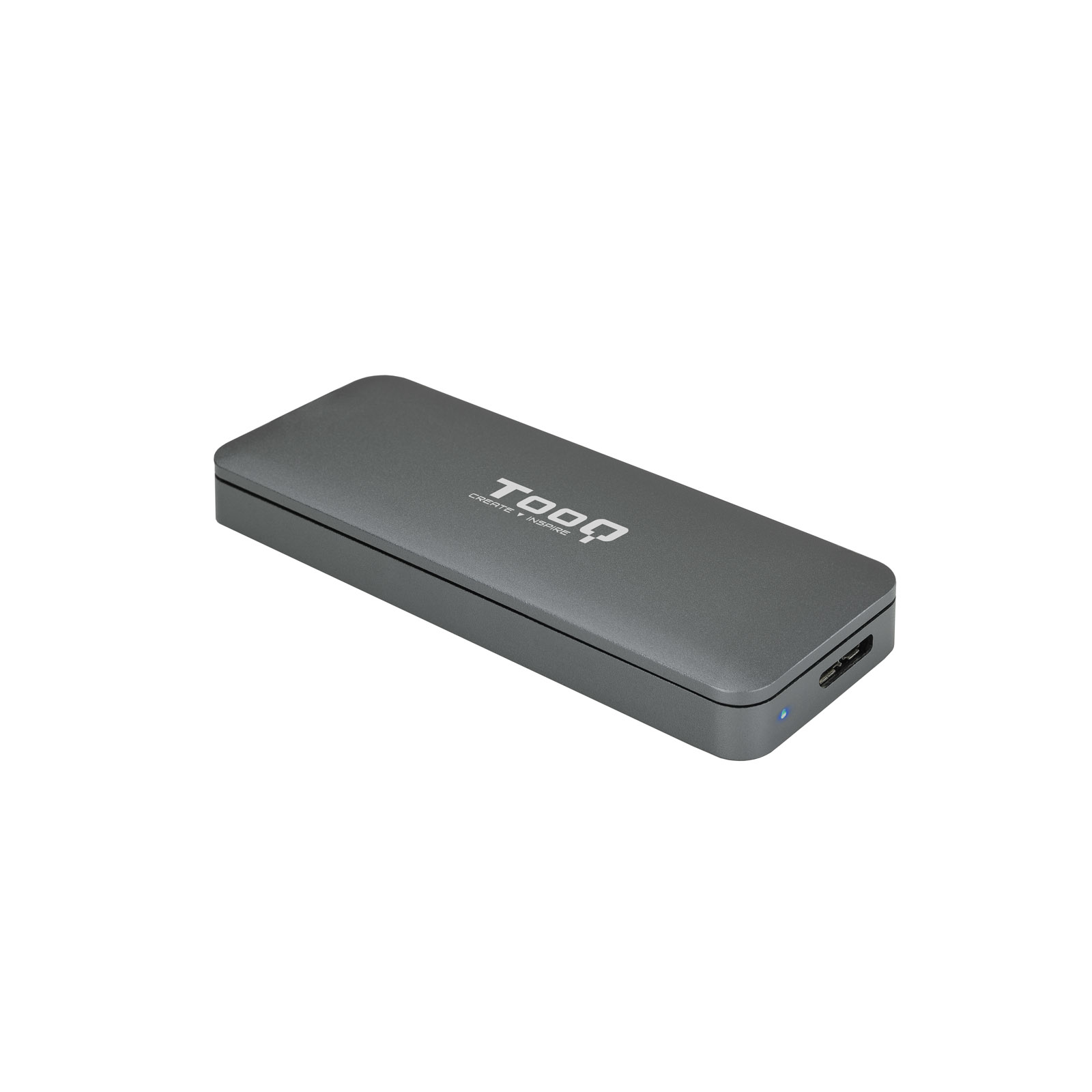 TooQ Technology Boitier externe TQE-2281G pour SSD M.2 NGFF vers USB-C 3.1