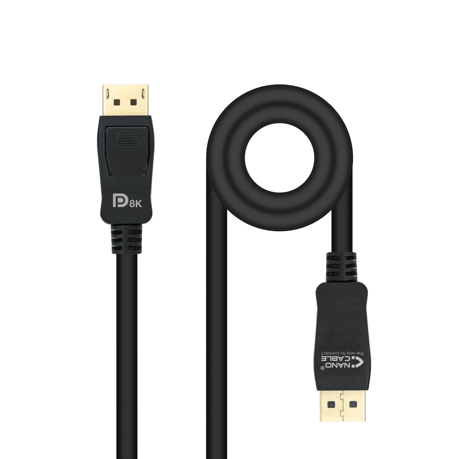 Nanocable Câble DisplayPort 1.4 1m M/M (Noir)