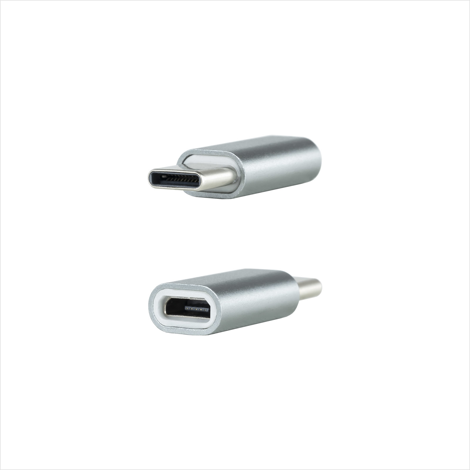 Nanocable Adaptateur USB-C vers Micro USB (Gris)