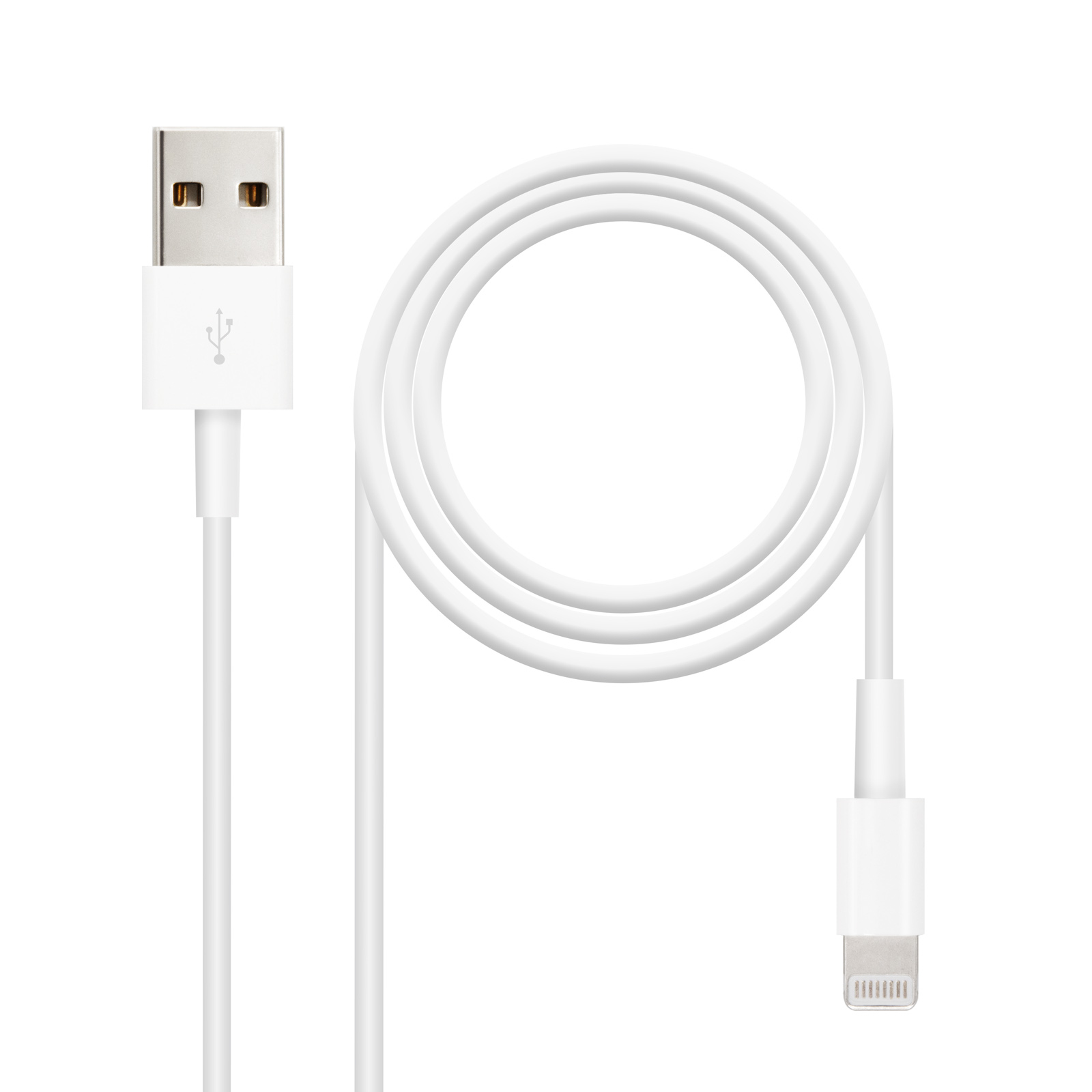 Nanocable Câble Lightning 10.10.0400 50 cm USB A/Macho à Lightning/Macho