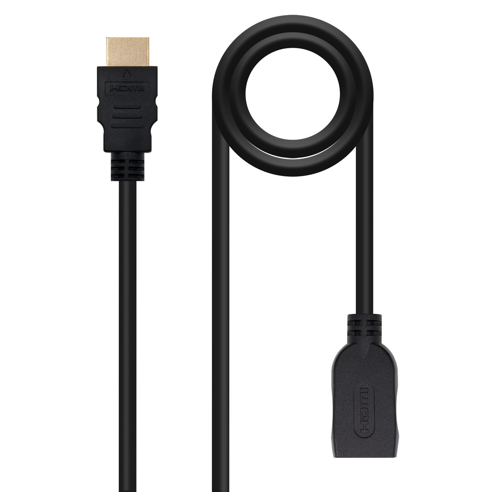 Nanocable Cable HDMI 10.15.1012 Prolongateur A/M-A/H 2 m 4K HDR 18 Gbps