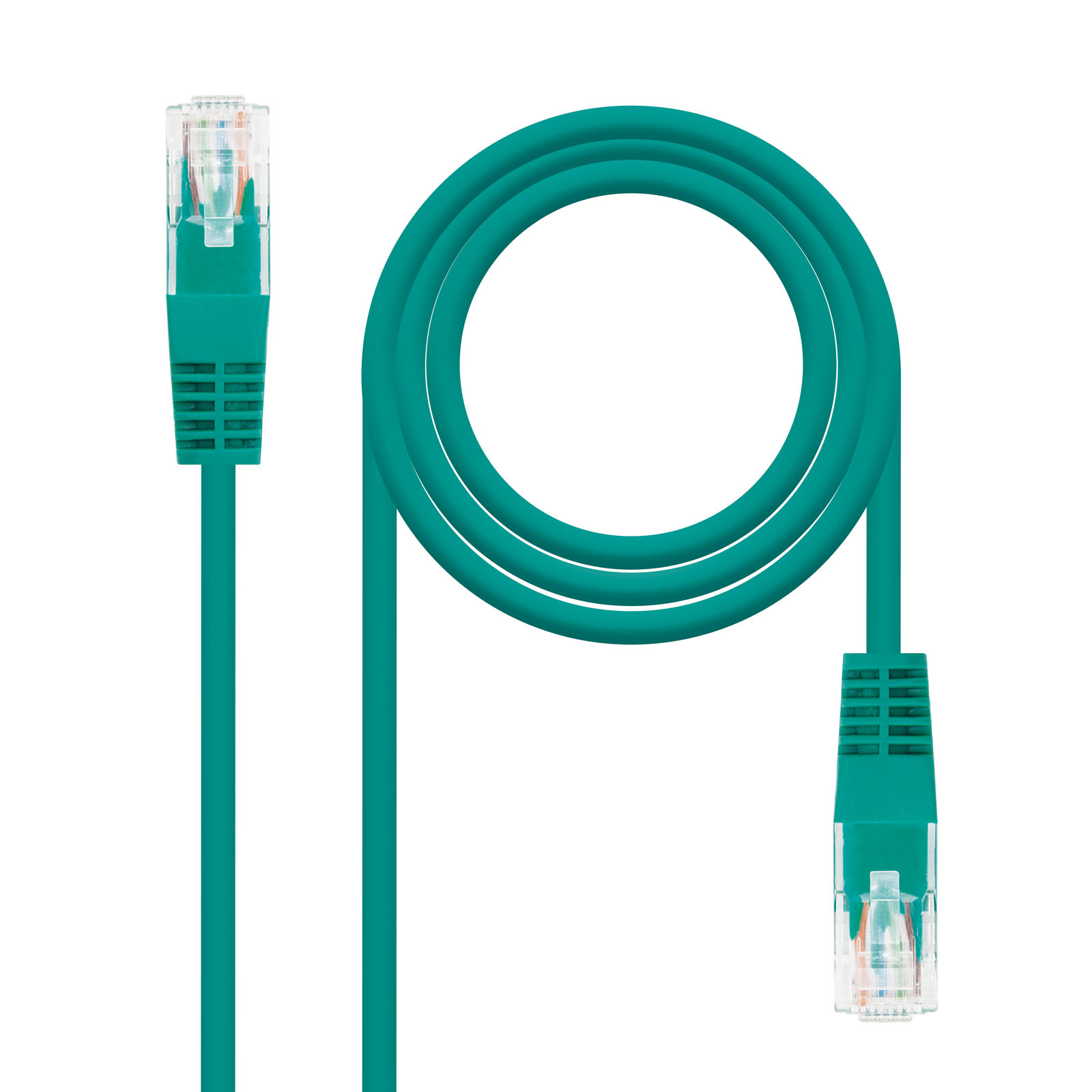 Nanocable Câble réseau RJ45 UTP Cat.6 25 cm vert