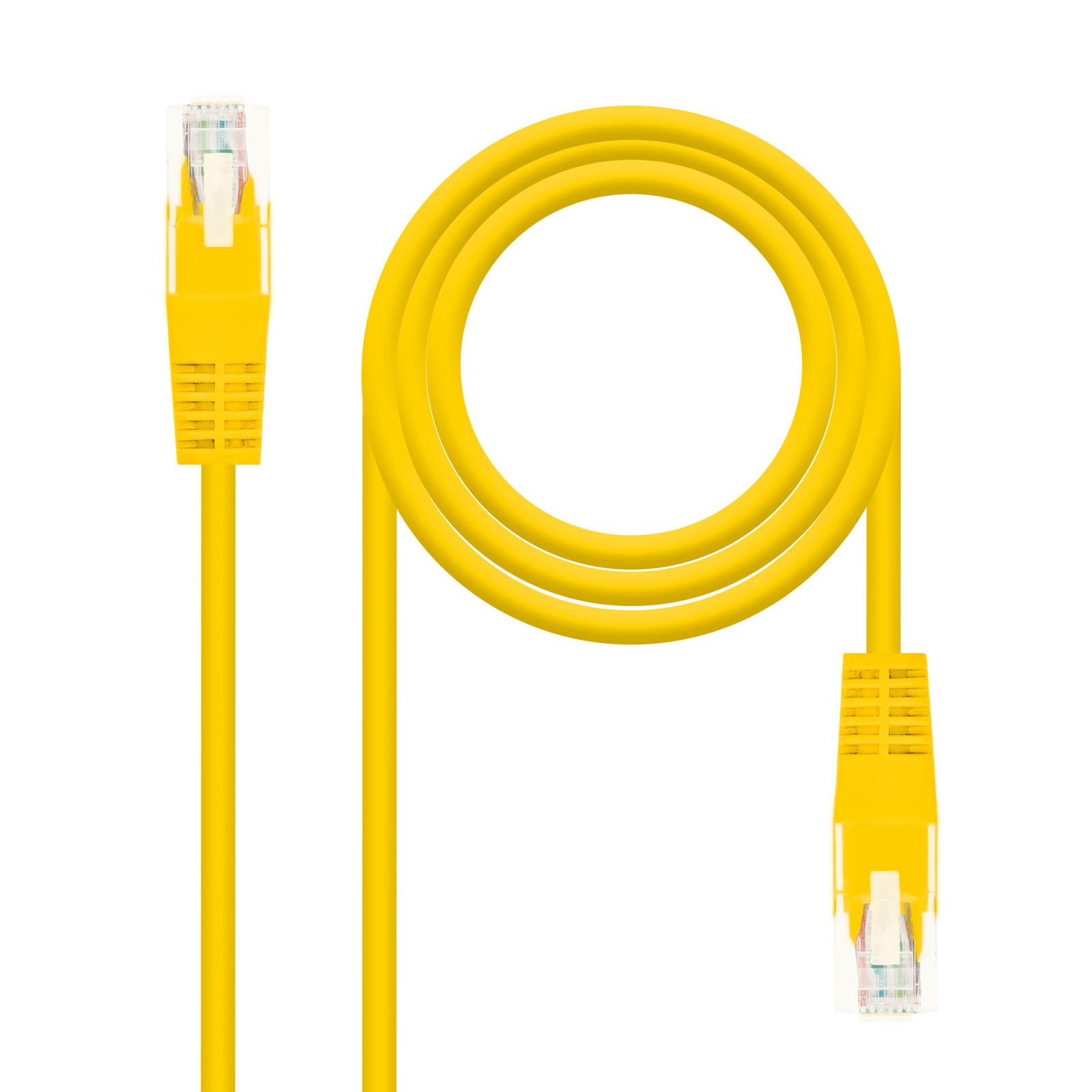 Nanocable Câble réseau RJ45 Cat.6 UTP AWG24 0,3m Jaune