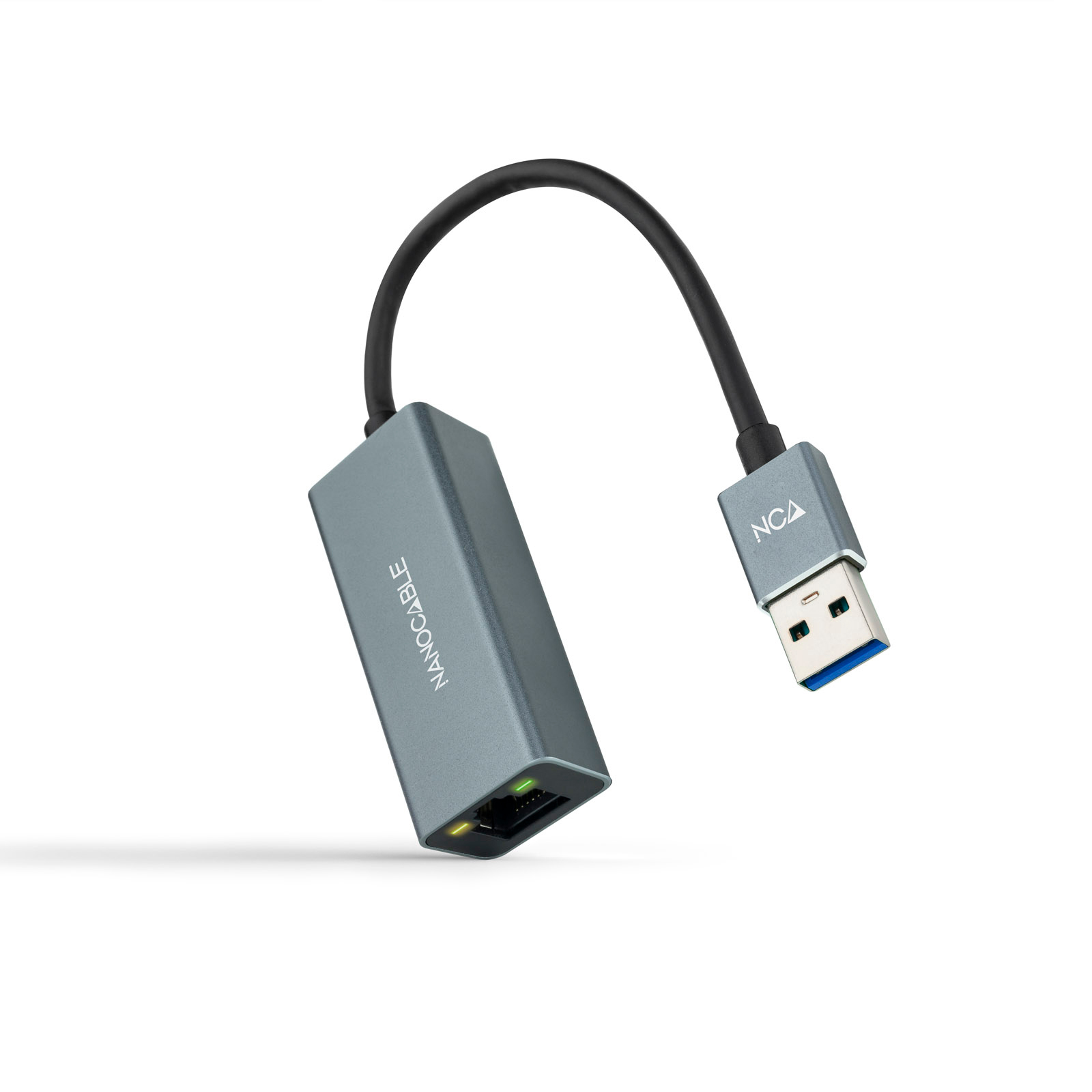 Nanocable Adaptateur USB 3.0 vers Gigabit Ethernet Aluminium