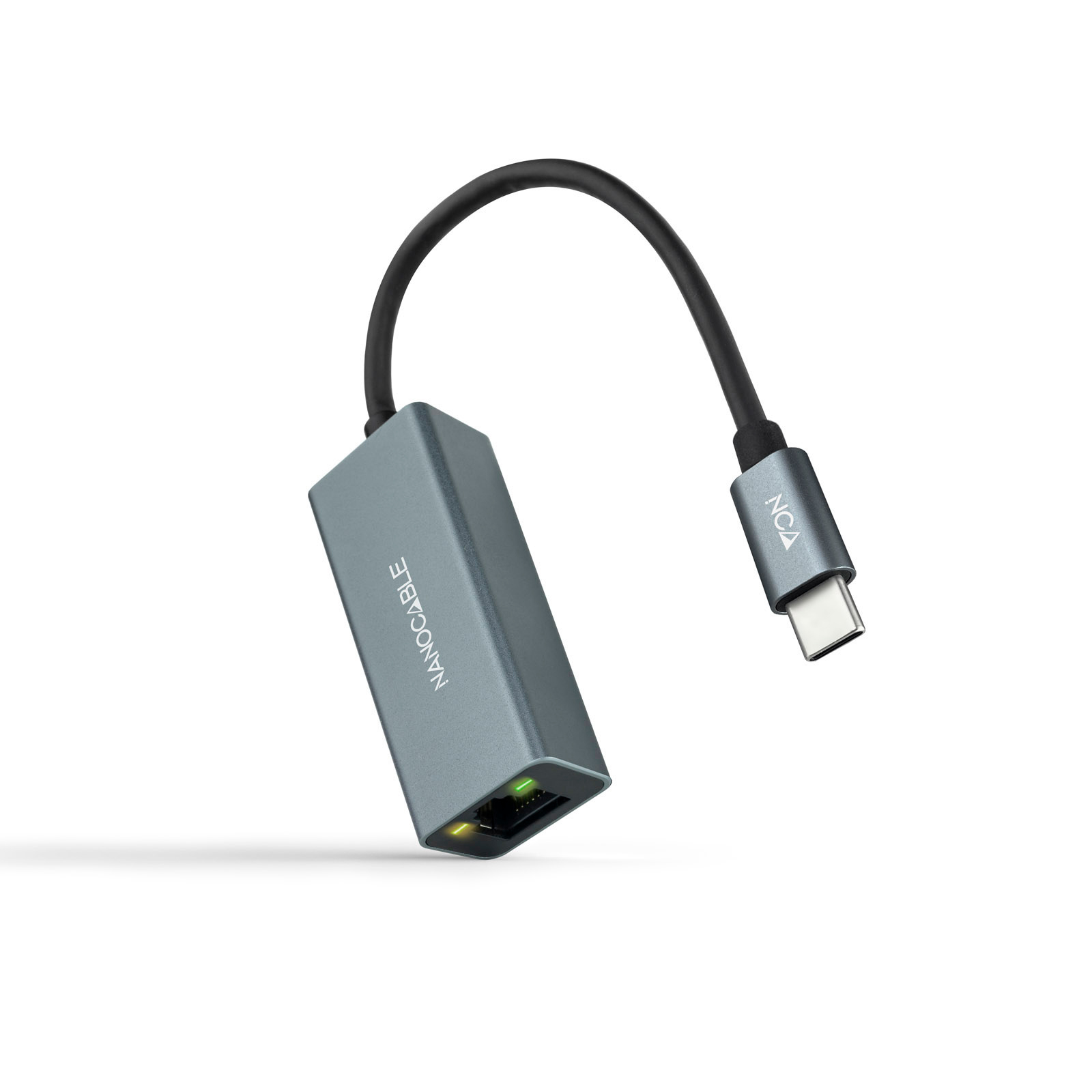 Nanocable Adaptateur USB-C vers Gigabit Ethernet Aluminium