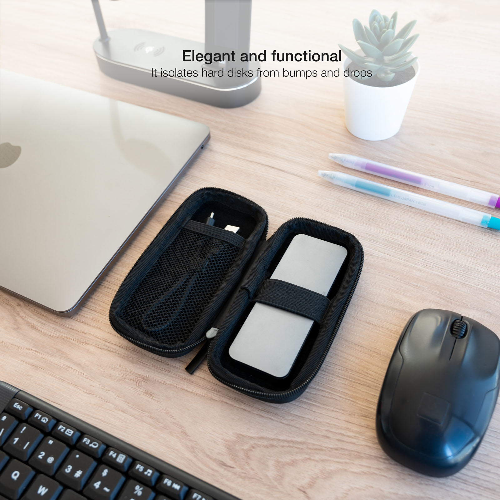 TooQ Technology Etui de protection TooQ TQBC-M201 pour M.2 (Noir)